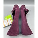 Crocs  Lina Loafer Suede Plum Slip On Flats Shoes Triple Comfort Womens 8 Casual Photo 4