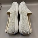 Keds Kate Spade Champion Glitter Shoes Slip On Cream Wedding Bride Glam Size 7.5 Photo 4