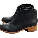 Kork-Ease  Casper Black Leather Block Heel Ankle Boots Women’s Size 10M Photo 7