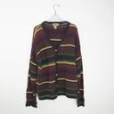 Aeropostale 1990s Vintage  Chunky Knit Exploded Knit Cardigan Sweater Small Photo 38