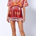 Alexis 🆕  Emotion Floral Shirt Dress in Orange Blossom Sz L Photo 0