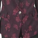 White House | Black Market  Purple rose print Jacquard blazer/jacket. Size 12. EUC Photo 3