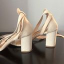 Lulus  Beige Wrap Around Heels Photo 5