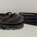 Mudd Vintage Y2K 2000s Dark Brown Faux Leather Preppy Mary Jane Slip On Flats Photo 2