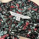 Rebecca Minkoff  Tied Neck Floral Chiffon Peasant Blouse size small Photo 4