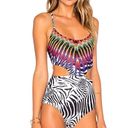 PilyQ New.  beaded animal print swimsuit. Photo 6