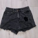 Bullhead Denim Co Distressed Mom Jean Shorts Photo 0