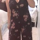 Somedays Lovin  size medium black floral boho pantsuit jumper Photo 0