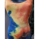 Daisy  Women's Multicolor Polyester Scoop Neck Sleeveless Casual Romper Size L Photo 2