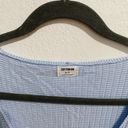 Cotton On front tie rib tie sweater/cardigan baby blue coquette core Photo 1