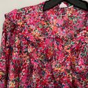 Gap Pink Ruffle Long Sleeve Floral Dress Photo 5