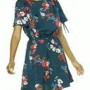 Popsugar  floral short sleeve waist tie dress Photo 1