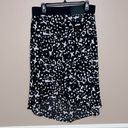 CAbi Women’s  Dixon black and white asymmetric  midi skirt size medium style 5321 Photo 1