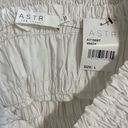 ASTR NWT  The Label Savina White Bubble Puff Sleeve Smocked Bodice Cotton Top L Photo 5