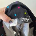 Briggs New York Vintage 90s  Black Colorful Polkadot Skort 14 Photo 1