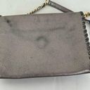 Tory Burch Marion Combo Crossbody Purse Wrinkled Leather in Gunmetal Photo 7