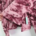 Abound  Crop Fleece Snap Button Tie Dye Purple XL Photo 3