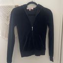 Juicy Couture velour Y2K Choose Couture black full zip hoodie Photo 0