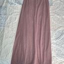 Francesca's Glitter Maxi Skirt with Slit Photo 0