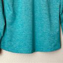 Nike  Running Quarter Zip Long Sleeve Teal Top Size Large Photo 8