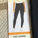 Orvis  cozy leggings fleece lined black high waisted leggings Photo 10