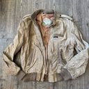 Members Only  Vintage 80’s Leather Bomber Jacket Photo 0