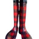 Ralph Lauren Lauren  Women's Rossalyn II 14” Buffalo Plaid Rain Boot Size 7 Photo 0