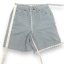 Bermuda Vintage Chic High Rise Blue & White Stripe Denim 14”  Shorts Size 32” Photo 6