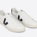 VEJA New in Box  Esplar Leather Extra White/Black Sneakers Photo 0