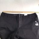 St. John’s Bay St Johns Bay Women's Straight Leg Chino Pants Black Flat Front Plus New 28WS Photo 6