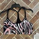 DKNY  sport black white pink sports bra NWT size M Photo 0