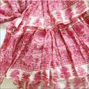 Love Shack Fancy Pink Pattern Popover Dress Photo 3