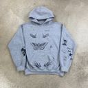 Harry Styles Vintage Gray  Tattoo Hoodie Photo 0