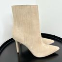 Veronica Beard  Lisa Suede Stiletto Heel Ankle Booties Sand Size 9.5US 39EU NWT Photo 2