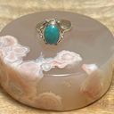 Sterling Silver Turquoise Stone 925  Ring Photo 1