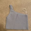 Babaton Aritzia  Sculpt Knit One-shoulder Cropped Tank Photo 2