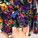 At Last Vintage 1991  floral button front blouse size medium Photo 4