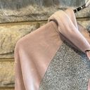 Pink republic  hoodie pink velvet feel sleeves gray body size small Photo 2