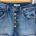 sts blue  Stitch Fix Kate High Rise Button Fly Denim Shorts Size 27 Photo 4