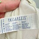 Vassarette Vintage  Womens High Slit Slip Skirt Elastic Waist cream Size Medium Photo 3