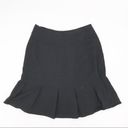 Rachel Zoe  Black Pleated Flare Mini Skirt Photo 1