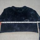 Ivory Ella Tie Dye Navy Blue Save The Elephants Crop Top Raw Hem Sz Xs Photo 2