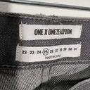 One Teaspoon OnexOneteaspoon Awesome Baggy Gray Ripped Jeans Size 25 Photo 3