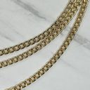 Lightweight Draped Gold Tone Metal Chain Link Belt Size XS Small S Photo 2