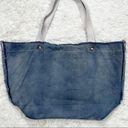 Little Earth Indianapolis Colts Blue Denim Breast Cancer Tote Bag Photo 1