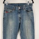 Guess Vintage  Jeans Womens Distressed Straight Leg Jeans Blue Denim Size W32 L30 Photo 2