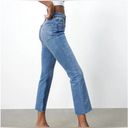 ZARA Mid-Rise Cropped Flare Jeans Photo 2