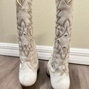 Western Cowgirl Boots White Size 7 Photo 3