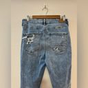 American Eagle Size 12 Long  Light Blue Distressed Super Hi-Rise Jegging Jeans Photo 6