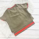 Scotch & Soda  Women's Layered Mesh V-Neck Sporty Top Green Size XS Photo 2